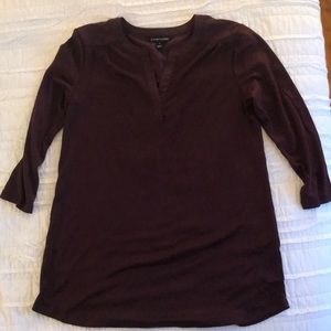 Tulla Mixed Material Knit Top